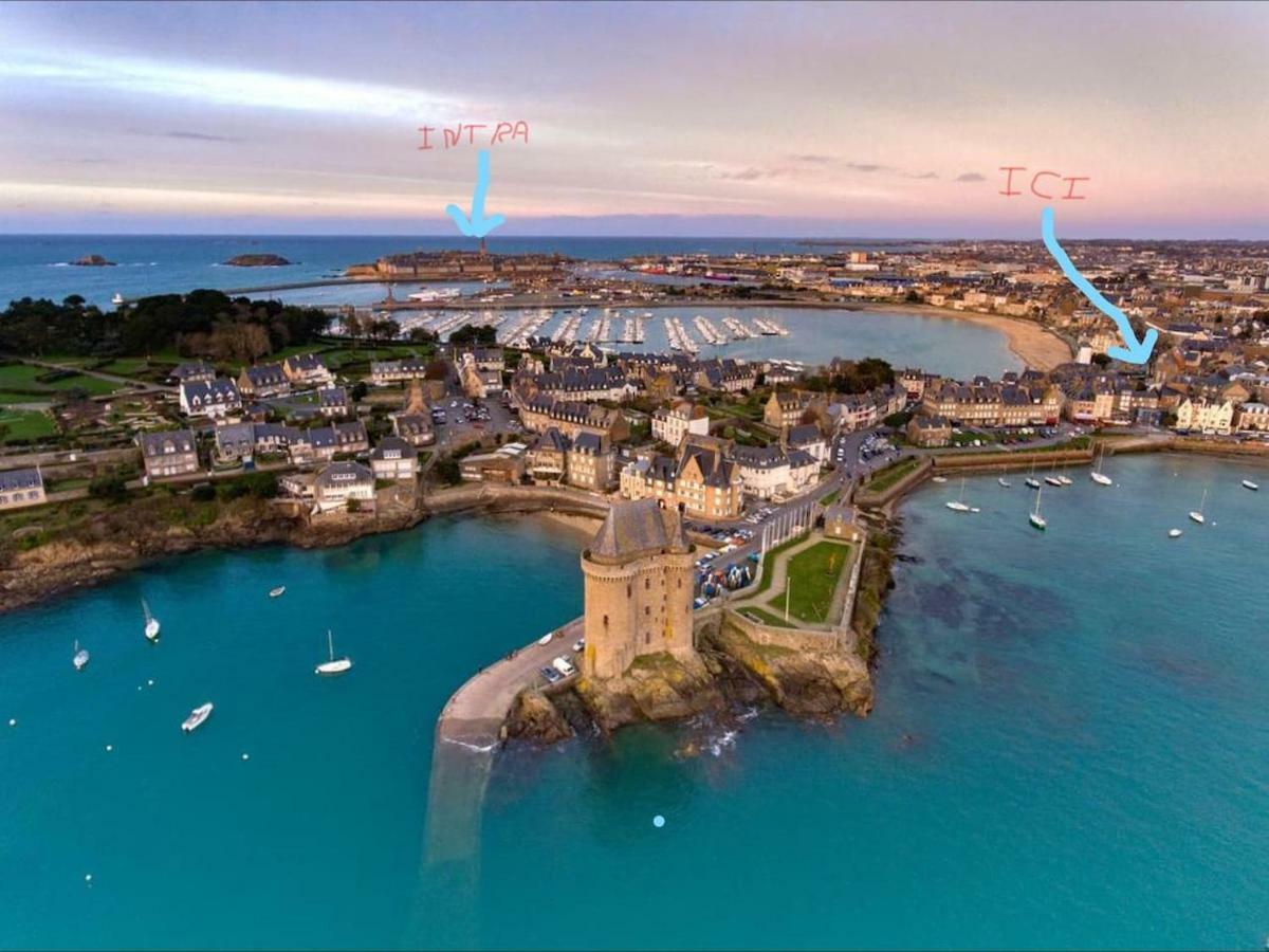 3 Pièces à 50 mètres du bord de mer Saint-Malo Extérieur photo